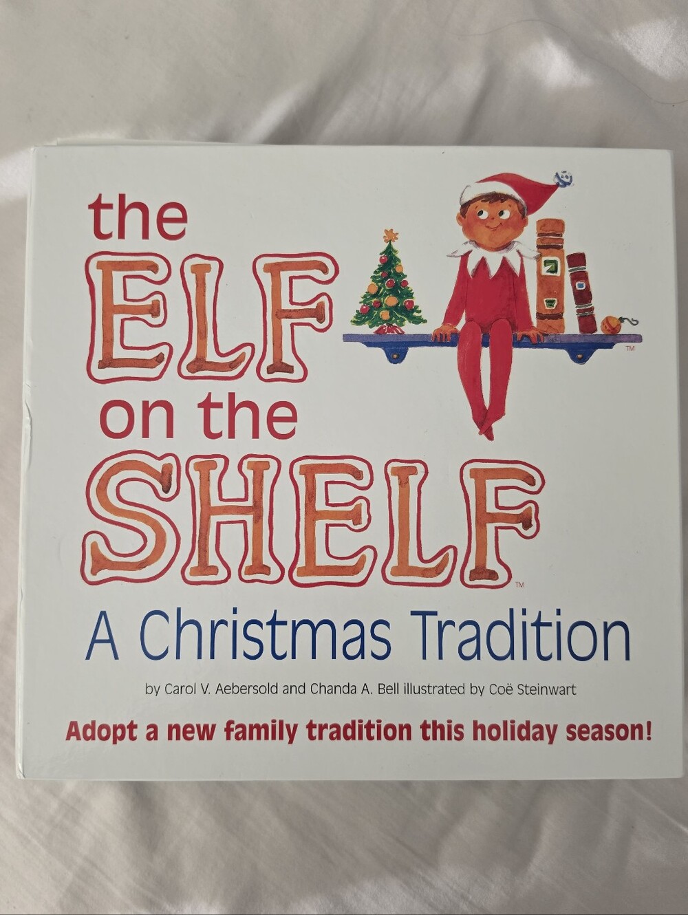Elf on the Shelf A Christmas Tradition Box Set Boy Doll Blue Eyes & Hardcover